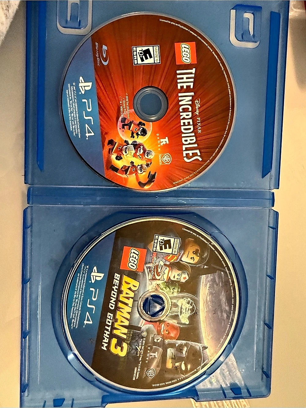 LEGO The Incredibles and LEGO Batman 3: Beyond Gotham & Batman 3 PS4 Games